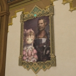 女王と局長の肖像画