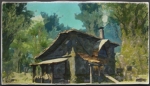 油彩画:ガビノー親方の小屋