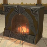 御用邸の暖炉